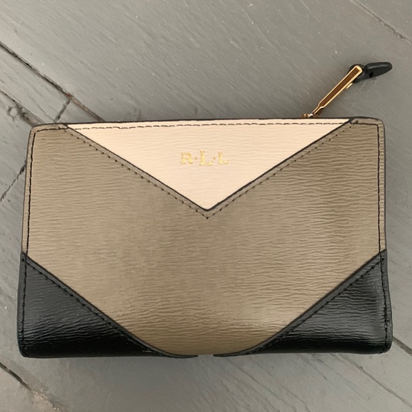 Lauren Ralph Lauren Black Card Case/Mini Wallet - Picture 1 of 9